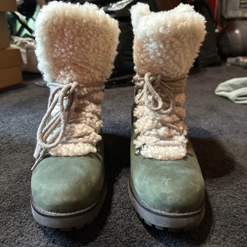 Green Ugh boots